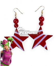 Fortnite Battle Royale Zoey Lollipop Earrings Cosplay Accessory Prop