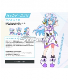 Get Wallpaper Hacka Doll The Animation Hacka Doll No 3 White Purple Cosplay Shoes For iPhone