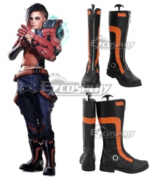 Hyper Scape Mint Black Shoes Cosplay Boots