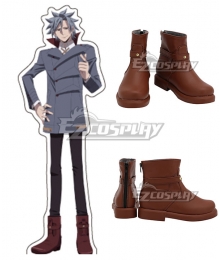 ID:INVADED Anaido Brown Shoes Cosplay Boots