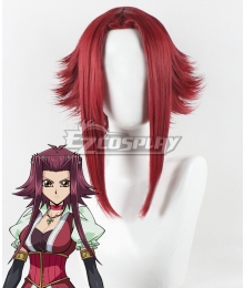Yu-Gi-Oh! Yugioh 5D's Izayoi Aki Akiza Izinski Witch Of The Black Rose Red Cosplay Wig