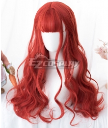 Japan Harajuku Lolita Series Red Cosplay Wig