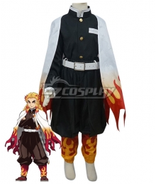 Kids Size Demon Slayer: Kimetsu No Yaiba Rengoku Kyoujurou Cosplay Costume