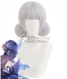 King Glory Honor of Kings Xiao Qiao Dream of Swan White Silver Cosplay Wig