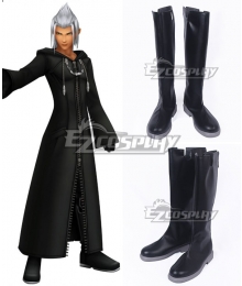 Kingdom Hearts Master Xehanort Black Shoes Cosplay Boots