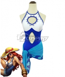 League Of Legends LOL 2018 Pool Party Miss Fortune Cosplay Costume