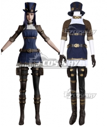League Of Legends LOL 2020 Season Warriors Caitlyn Sniper Cosplay Costume