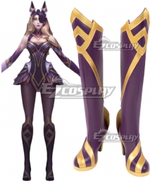 League of Legends LOL Coven Ahri Black Shoes Cosplay Boots