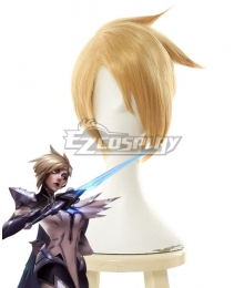 League Of Legends LOL Invictus Gaming’s World Champion The Grand Duelist Fiora Laurent Golden Cosplay Wig
