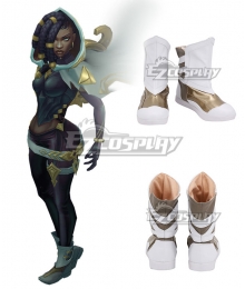 League of Legends LOL Senna White Cosplay Shoes