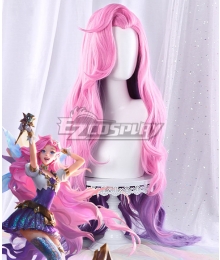 League Of Legends LOL The Starry-Eyed Songstress  Pink Cosplay Wig - 458QE