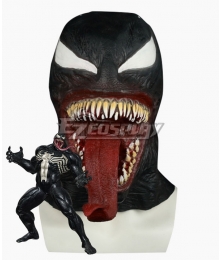 Marvel 2018 Movie Venom Edward Eddie Brock Mask Cosplay Accessory Prop - A Edition