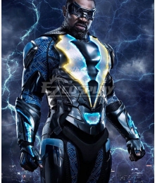 Marvel Black Lightning Jefferson Pierce Cosplay Costume
