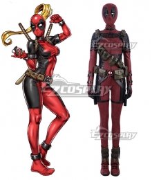 Marvel Deadpool Lady Wade Wilson Female Cosplay Costume