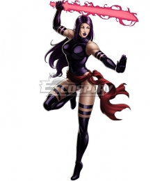 Marvel X-Men Psylocke Cosplay Costume