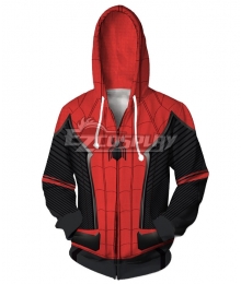 Marvel 2019 Spiderman Spider-Man: Far From Home Peter Parker Spiderman Coat Hoodie Cosplay Costume