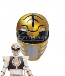 Mighty Morphin Power Rangers White Ranger Helmet 3D Printed Cosplay Accessory Prop