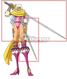 One Piece Charlotte Smoothie   Knife Scabbard  Cosplay Weapon Prop