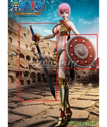 One Piece Rebecca Sword Shield Cosplay Weapon Prop