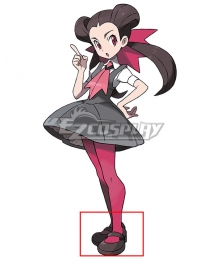Pokémon Omega Ruby and Alpha Sapphire Roxanne Black Cosplay Shoes