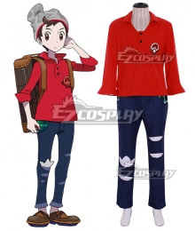 Pokemon Pokémon Sword and Pokémon Shield Male Trainer Cosplay Costume
