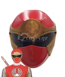 Power Rangers Ninja Storm Red Wind Ranger Helmet Cosplay Accessory Prop
