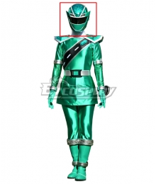 Power Rangers Super Sentai Mashin Sentai Kiramager Kiramai Green Helmet Cosplay Accessory Prop