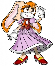 Sonic the Hedgehog Vanilla the Rabbit Cosplay Costume