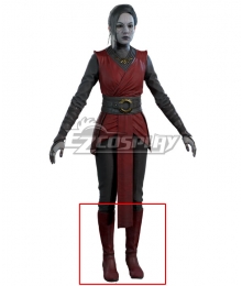 Star Wars Jedi: Fallen Order Merrin Nightsister Red Shoes Cosplay Boots