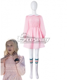 Stranger Things Season Eleven/11 Dress Cosplay Costume