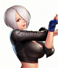 The King Of Fighters KOF Angel Silver Cosplay Wig