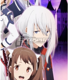 The Misfit of Demon King Academy Maou Gakuin Ray Gransdori Silver Cosplay Wig
