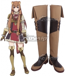 The Rising of the Shield Hero Raphtalia Brown Shoes Cosplay Boots
