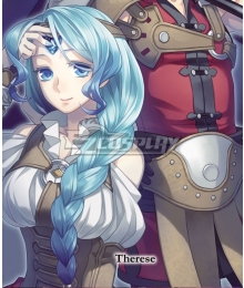 The Rising Of The Shield Hero Therese Alexanderite Blue Cosplay Wig