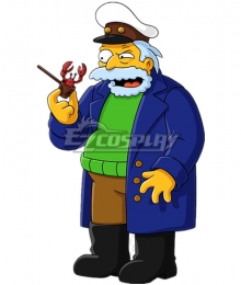 The Simpsons Captain Cosplay Costume