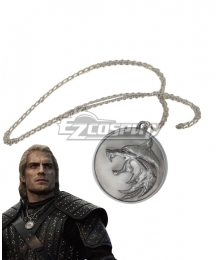 The Witcher Netflix Geralt Of Rivia Necklace Cosplay Accessory Prop