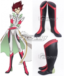 Yu-Gi-Oh! VRAINS Revolver Black Red Shoes Cosplay Boots