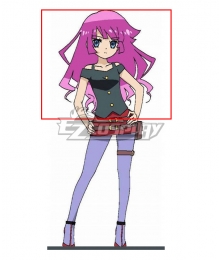 Yu-Gi-Oh! Yugioh Sevens Romin Kirishima Purple Cosplay Wig