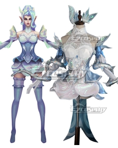 League Of Legends LOL Crystal Rose Zyra Cosplay Costume