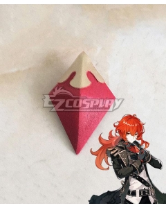 Genshin Impact Diluc Brooch Cosplay Accessory Prop