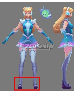 League of Legends LOL Space Groove Lux Purple Cosplay Shoes