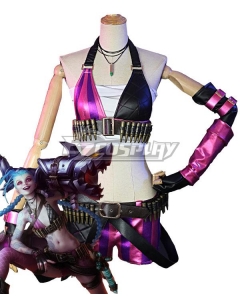 League of Legends LOL Loose Cannon Jinx Game Cosplay Costume