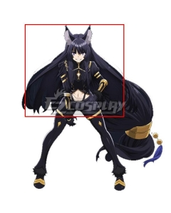 The Eminence in Shadow Delta Black Cosplay Wig