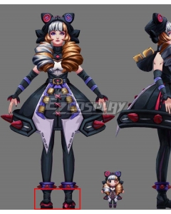 CODE: NA18】【In Stock】LOL Soul Fighter Gwen Cosplay Costume