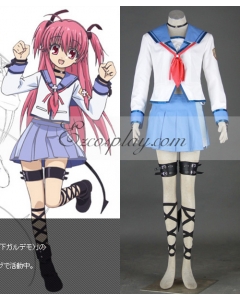 Angel Beats! Yui School Uniform Cosplay Costume