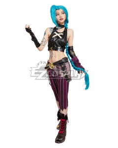 League of Legends LOL Arcane Jinx Game Cosplay Costume