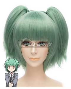 Assassination Classroom Ansatsu Kyoushitsu Kaede Kayano Akari Yukimura Green Cosplay Wig