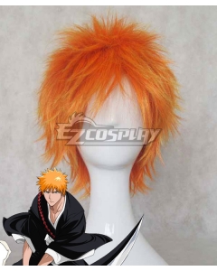 Bleach Kurosaki ichigo Orange Cosplay Wig