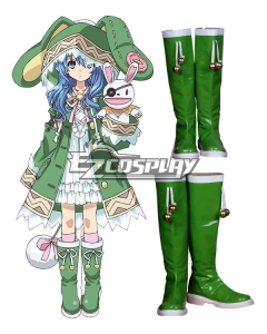 Date A Live Yoshino Hermit Green Shoes Cosplay Boots