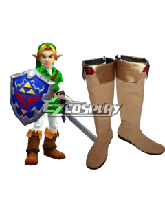 The Legend of Zelda Zeruda no Densetsu Link Boots Cosplay Shoes